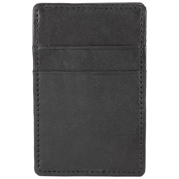 Genuine Leather Magic Wallet, Black Buy 1 Get 1 Free - Picture 10 of 11